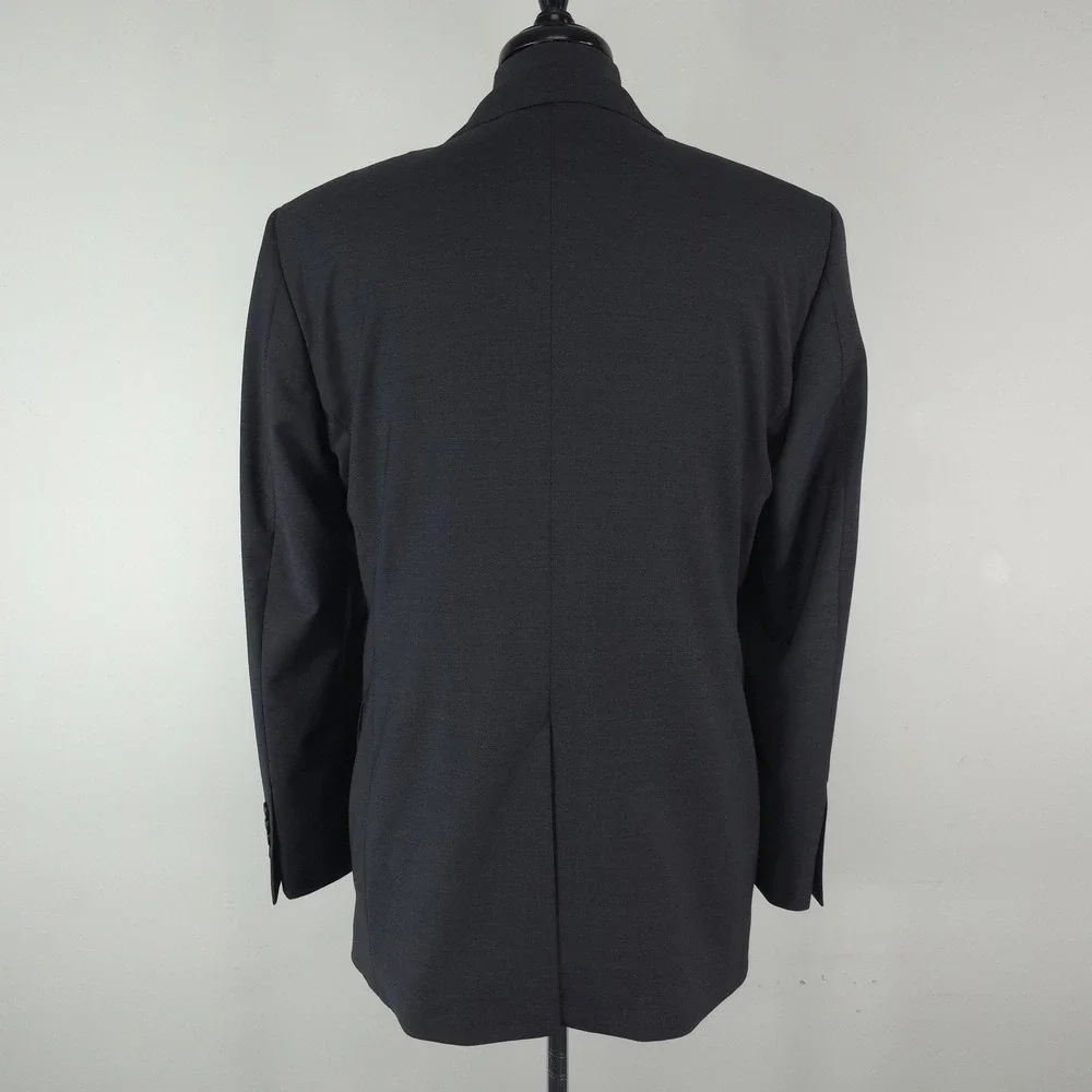 Brooks Brothers Suit Jacket Mens 40R Gray Explorer Madison Fit Stretch 2 Button